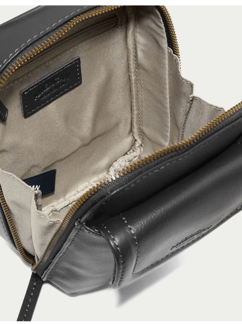 American Leather Co. Tribeca Crossbody Black - Picture 5 of 14